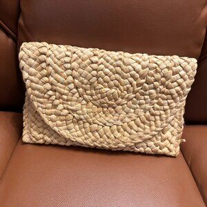 Woven Clutch Bag NWOT